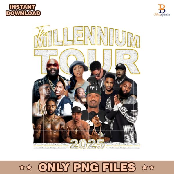 The Millennium 2025 Tour Fan Rapper Concert PNG