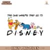 The One Where The Go To Disney Winnie Pooh PNG