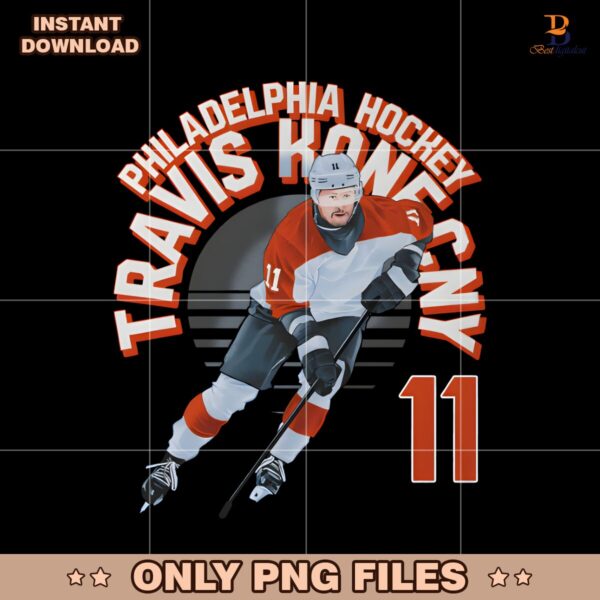 Travis Konecny 11 Philadelphia Flyers Hockey PNG