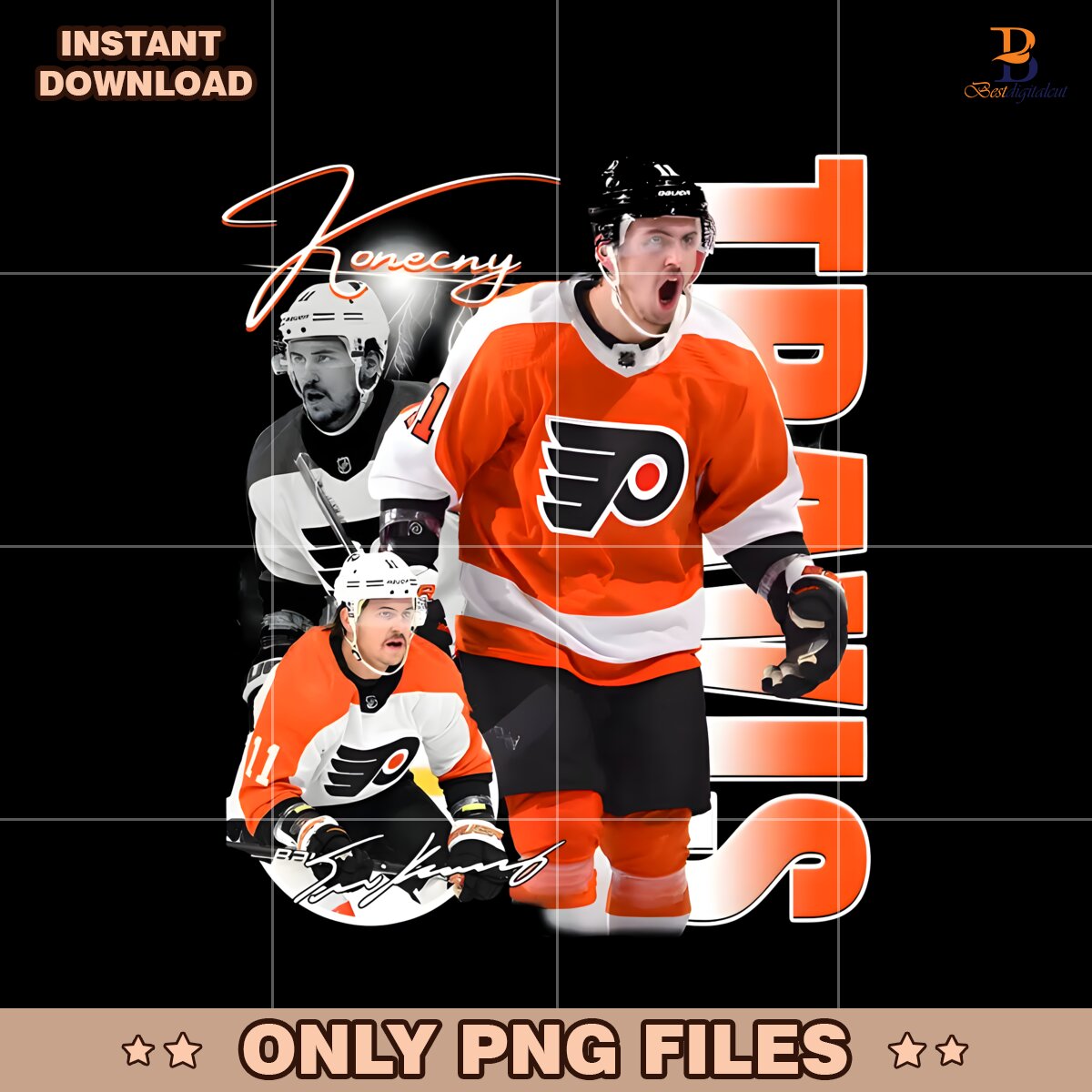 Travis Konecny Philadelphia Flyers Nhl Players PNG