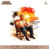 Trump Sunset Summer Beach Vibe PNG