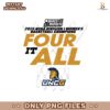 UNC Greensboro Spartans 2025 Four It All Png