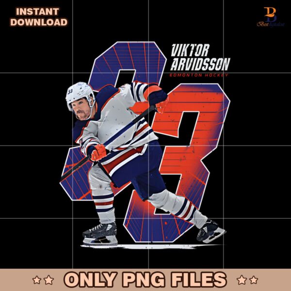 Viktor Arvidsson 22 Edmonton Oilers Hockey PNG