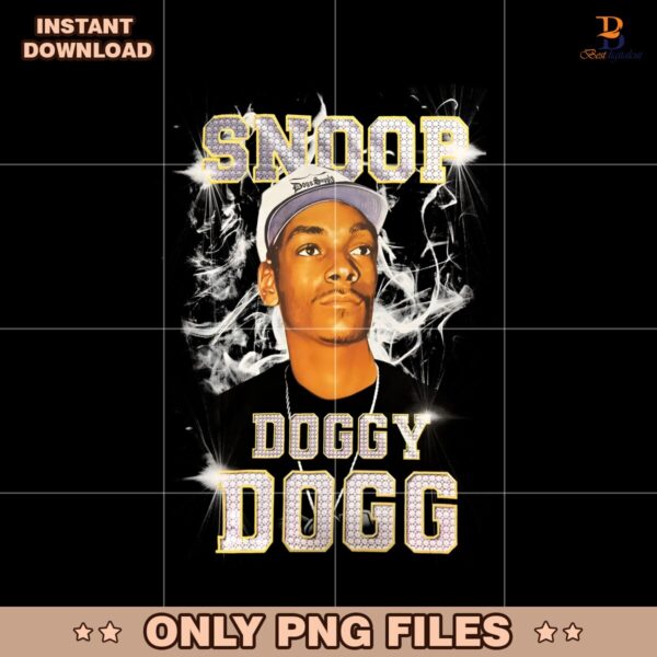 Vintage 90S Snoop Doggy Dogg Rapper PNG