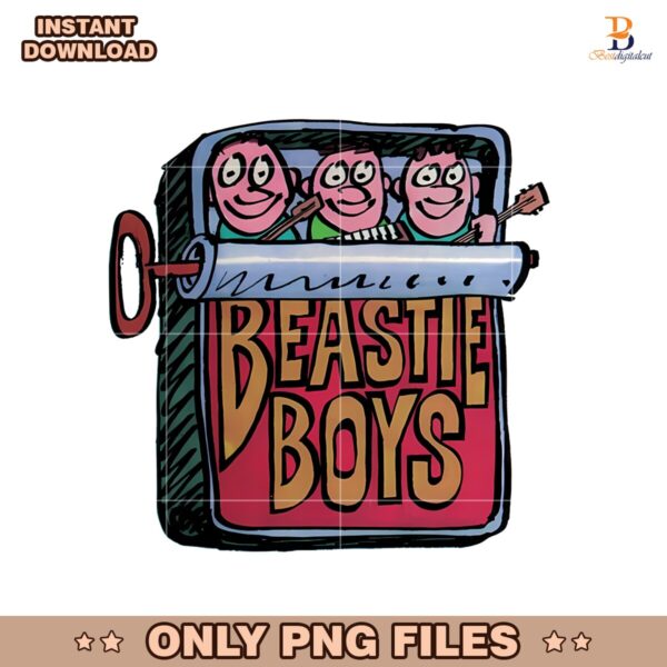 Vintage 90s Beastie Boys American Hip Hop Group Png