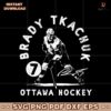 Vintage Brady Tkachuk 7 Ottawa Senators SVG