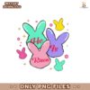 Vintage  He Is Risen Easter Bunny PNG