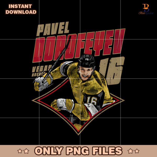 Vintage Pavel Dorofeyev Vegas Hockey 16 PNG