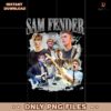 Vintage Sam Fender Bootleg Music Png Sublimation