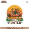 Vintage Sunset Egg Hunter Funny Cowboy Easter PNG