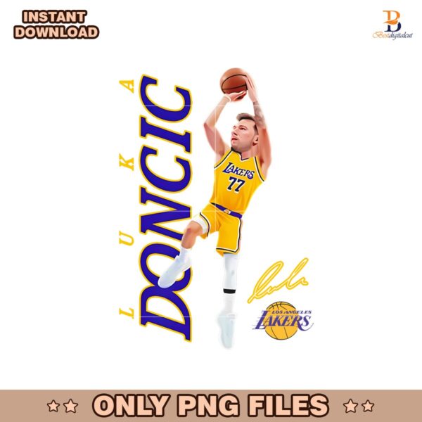 Welcome Luka Doncic To Los Angeles Lakers NBA Png