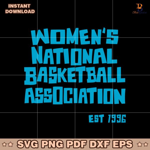 Womens National Basketball Association Est 1996 SVG