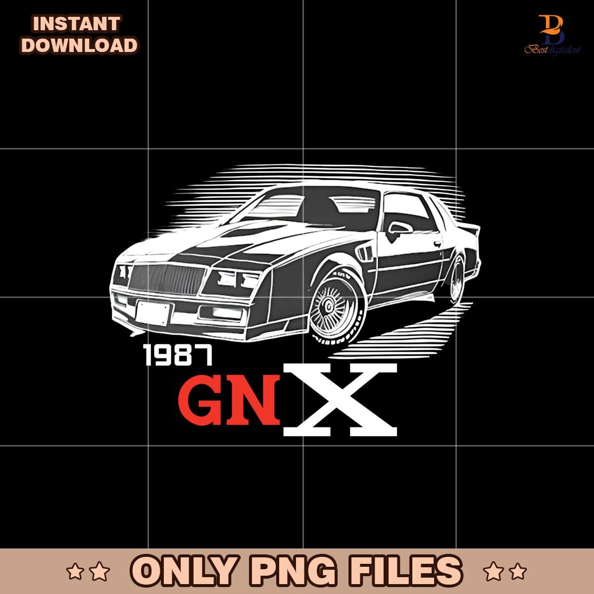 1987 GNX Grand National Experimental Png
