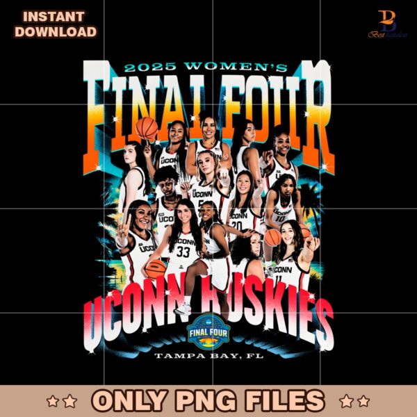 2025 Final Four Unconn Huskies Tampa Bay Fl PNG
