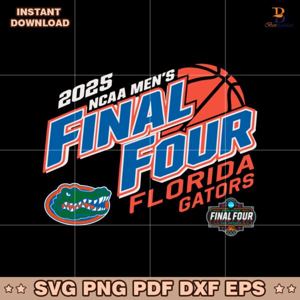 2025 Ncaa Mens Final Four Florida Gators Basketball SVG