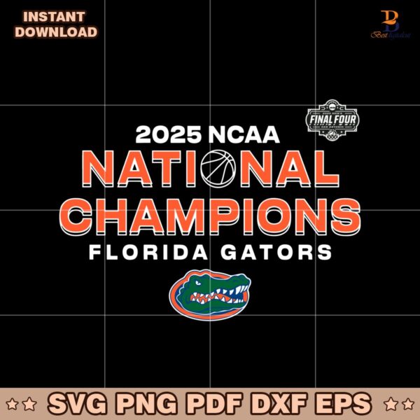 2025 Ncaa National Champions Florida Gators SVG