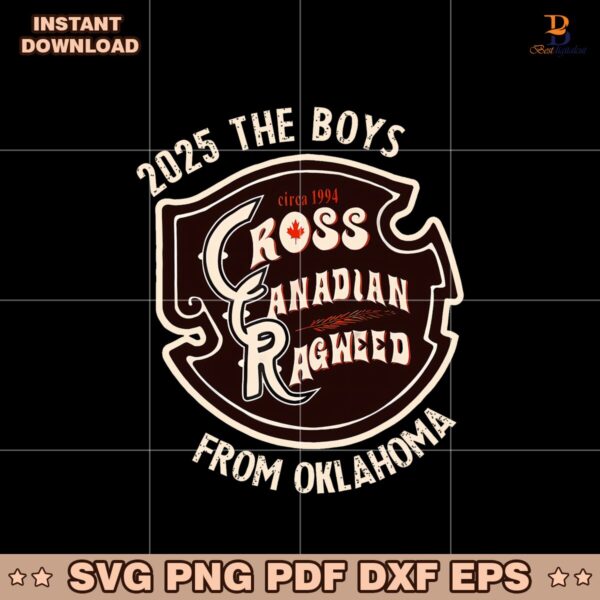 2025 The Boys Cross Canadian Ragweed Svg