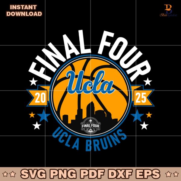 2025 Womens Final Four Ucla Bruins Basketball SVG