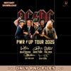 Acdc Power Up Tour 2025 Signature For Music Lover Png