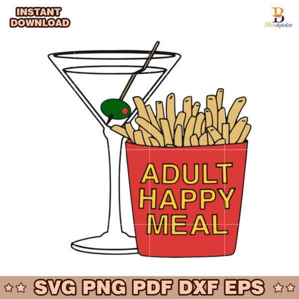 Adult Happy Meal SVG