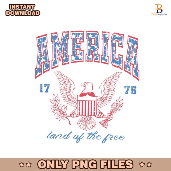 America 1776 Land Of The Free USA Png
