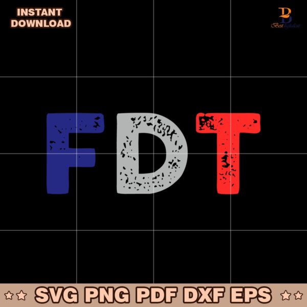 Anti Trump Retro Fdt SVG