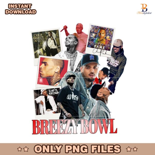 Breezy Bowl XX Tour Chris Brown Tour 2025 Png