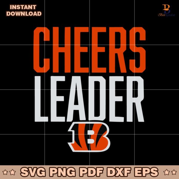 Cheers Leader Cincinnati Bengals Football SVG