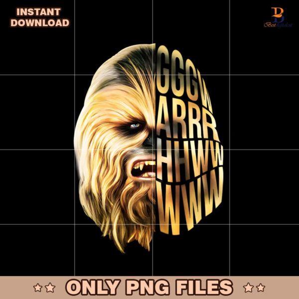 Chewbacca Roar Funny Star Wars May The 4Th PNG