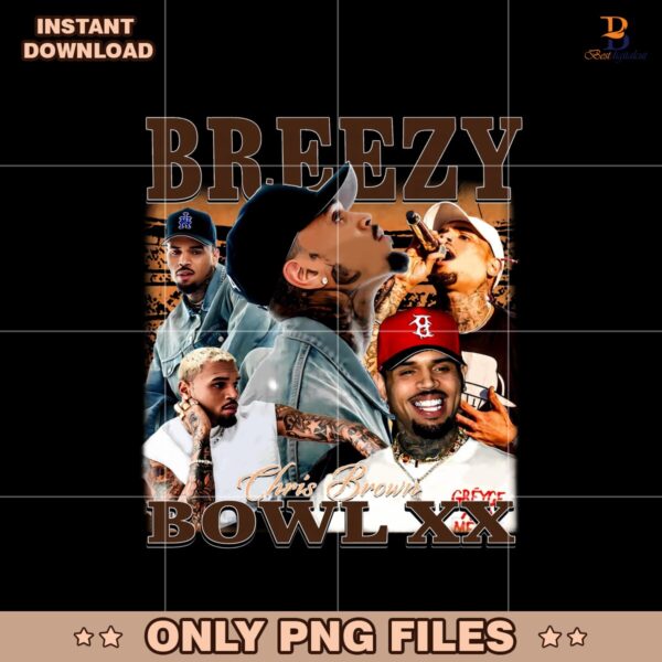 Chris Brown Breezy Bowl XX Tour 2025 Png