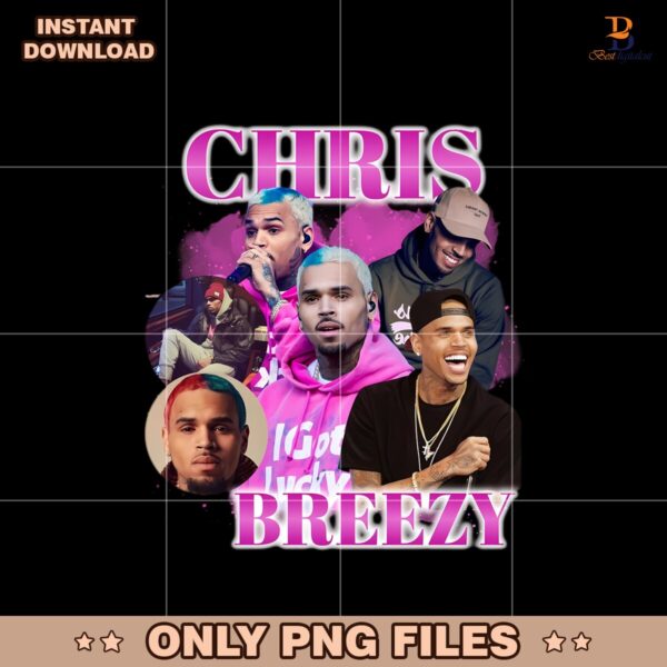 Chris Brown Breezy Bowl XX Tour 2025 Png Design