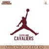 Cleveland Cavaliers Essential Jordan NBA Playoffs 2025 Svg