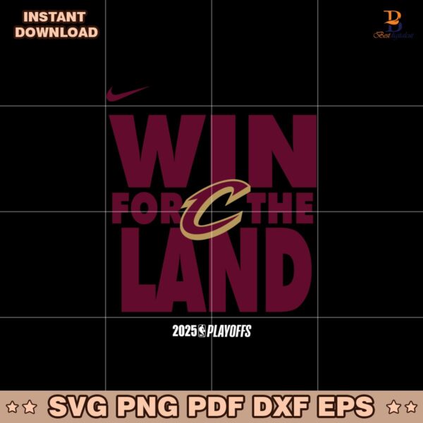 Cleveland Cavaliers Playoff Mantra 2025 Svg