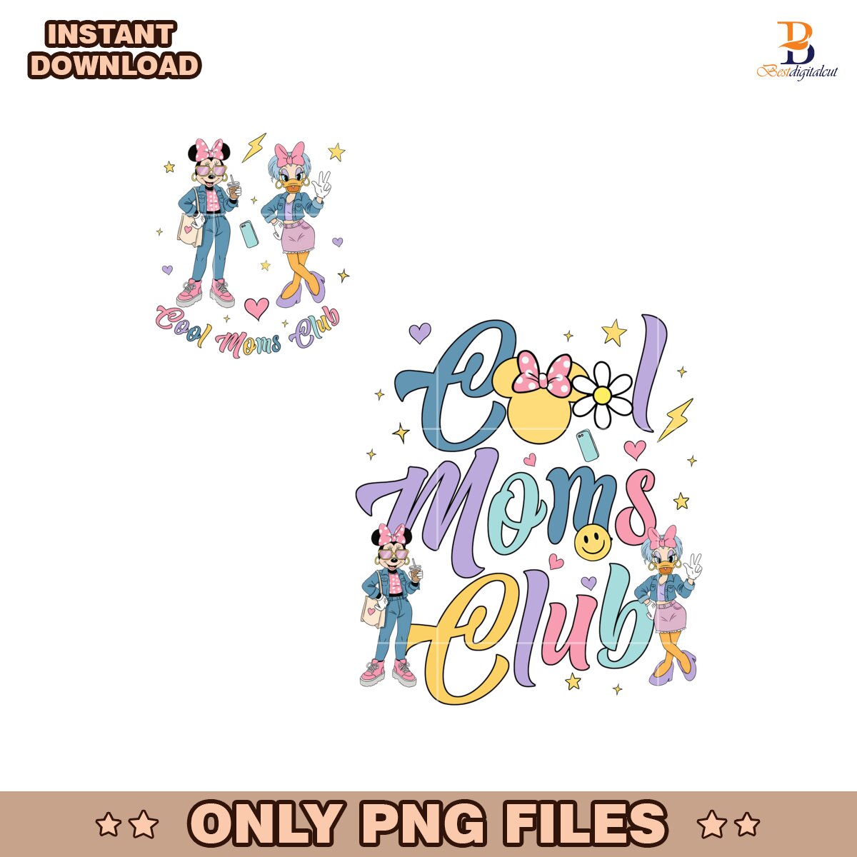 Cool Mom Club Vacation Mode Family PNG