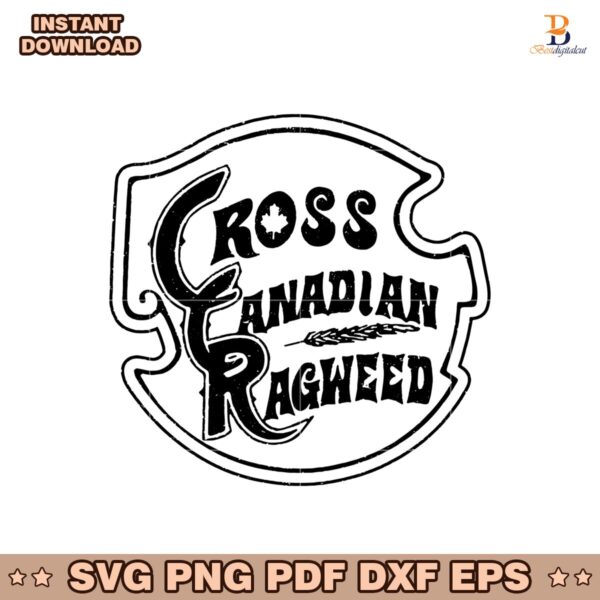 Cross Canadian Ragweed Vintage Band Logo Svg