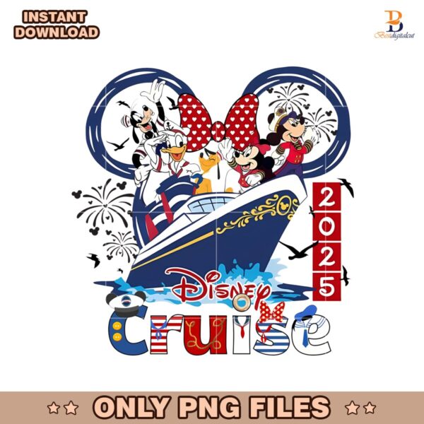 Custom Disney Cruise 2025 Family Matching Png