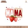 Cute Retro Red Pink Mom Design For Mothers Day PNG