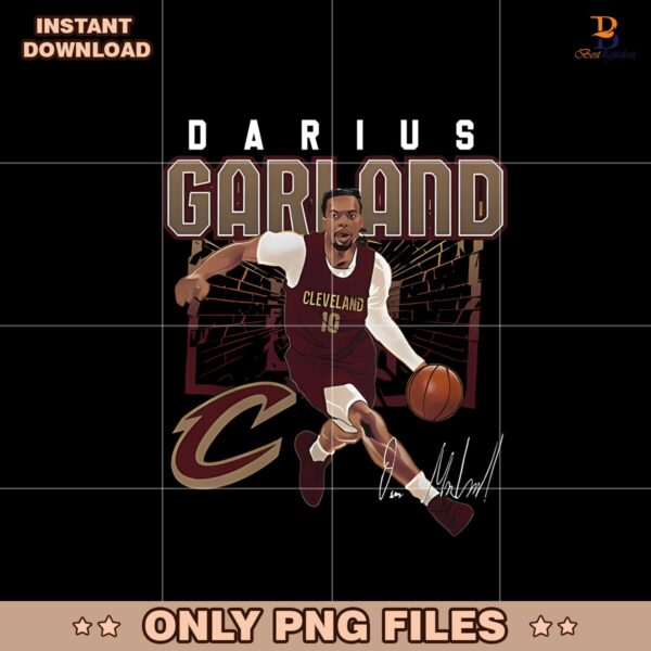 Darius Garland Cleveland Cavaliers Signature Png