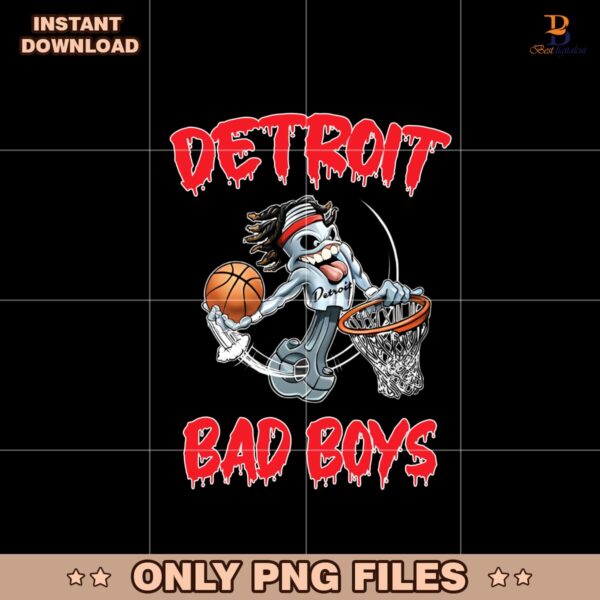 Detroit Bad Boys Piston Basketball Playoffs Png