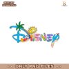 Disney Logo Summer Vibes Chillin With Mickey PNG