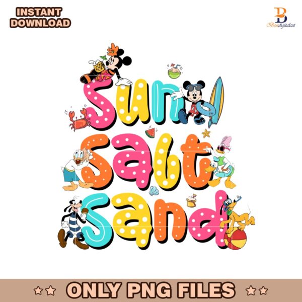 Disney Summer Sun Salt Sand PNG