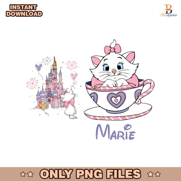 Disney The Aristocats Marie Cat Mad Tea Cup Party Png