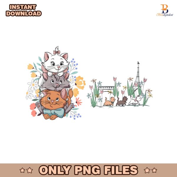 Disney The Aristocats Marie Toulouse Berlioz Cats Png
