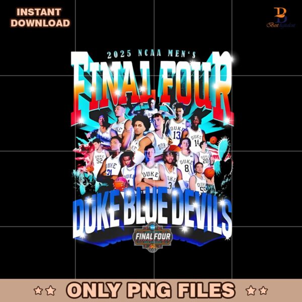 Duke Blue Devils 2025 Ncaa Mens Final Four Team Png