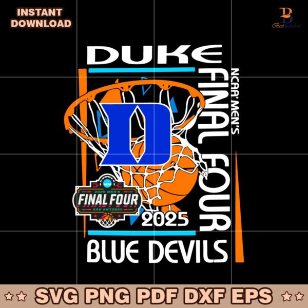 Duke Blue Devils Final Four 2025 SVG