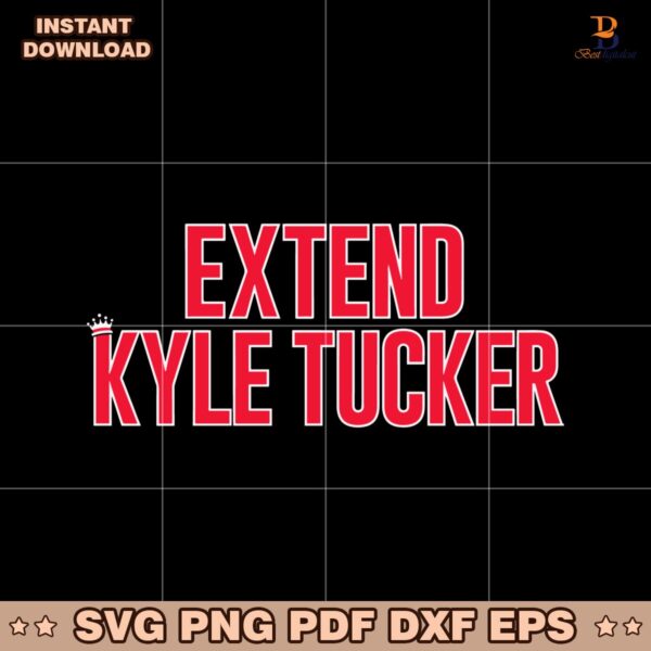 Extend Kyle Tucker Chicago Cubs SVG Printable