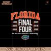 Final Four 2025 Florida Basketball Championship Svg