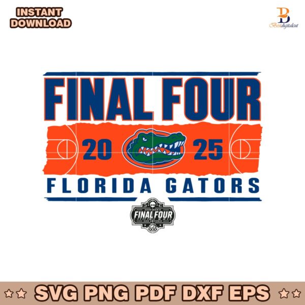 Final Four 2025 Ncaa Mens Basketball Florida Gators SVG
