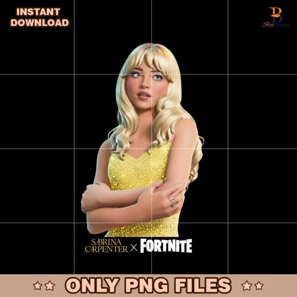 First Look At Sabrina Carpenter In Fortnite Png