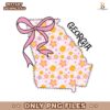 Floral Coquette Bow Georgia Floral Girly Bow Png